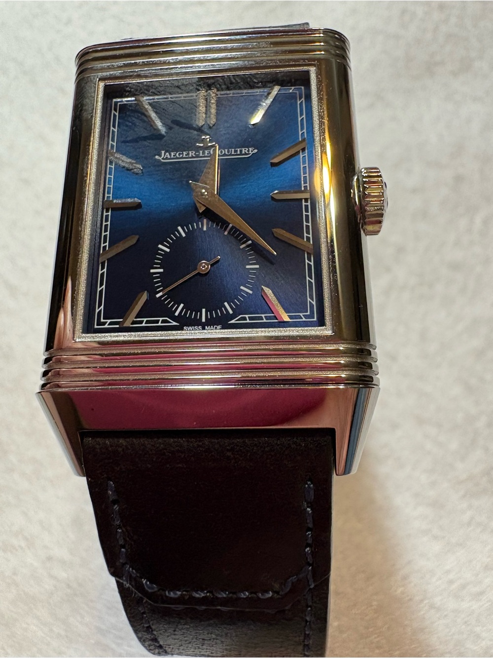Jaeger-LeCoultre Reverso Men’s Blue
Stainless Steel, Water Resistant. - Picture 11 of 11